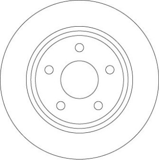 Гальмівний диск TRW DF6556 (фото 1)