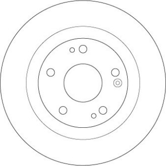 Тормозной диск TRW DF6705