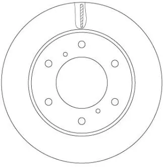 Гальмівний диск TRW DF6735