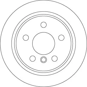 Тормозной диск TRW DF6795