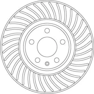 Тормозной диск TRW DF6950S