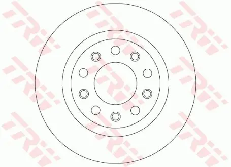 Гальмівний диск задній TRW DF8070