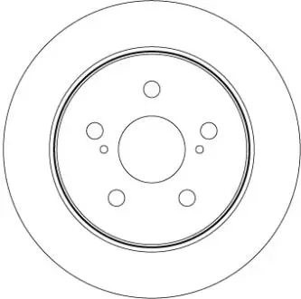 Тормозной диск TRW DF8335