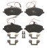 Колодки тормозные, citroen c5/c6, peugeot 407-607, 2.0-3.0, 00- TRW GDB1595 (фото 1)