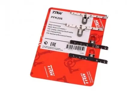 Комплект монтажных пластинок передних тормозных колодок TRW PFK206