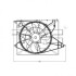 Вентилятор охлаждения в сборе hn snta fe 2013- TYC 682HNA030 (фото 2)