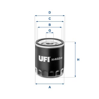 Масляний фiльтр UFI 23.632.00