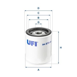 Топливный фильтр UFI 24.370.00