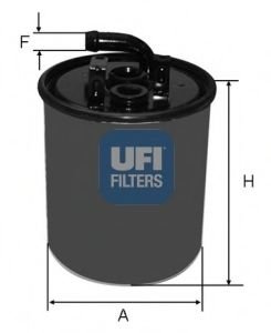 Паливний фільтр UFI 24.416.00 (фото 1)
