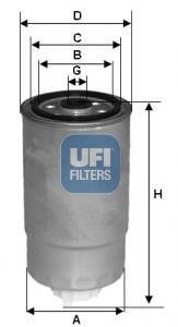 Паливний фільтр UFI 24.529.00 (фото 1)