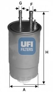 Паливний фільтр UFI 24.ONE.0B (фото 1)