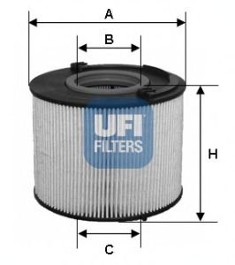 Паливний фільтр UFI 26.015.00