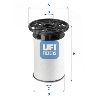 Фільтр паливний UFI 26.076.01