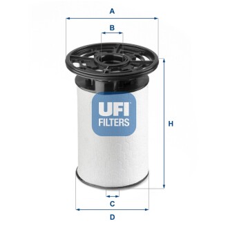 Фильтр топливный UFI 26.076.01