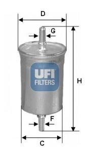Паливний фільтр UFI 31.941.00 (фото 1)