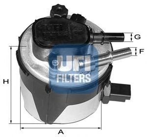 Паливний фільтр UFI 55.170.00 (фото 1)