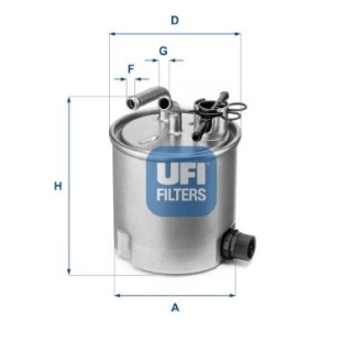 Топливный фильтр UFI 55.394.00