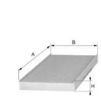 Фильтр, воздух во внутренном пространстве Uniflux filters XC280