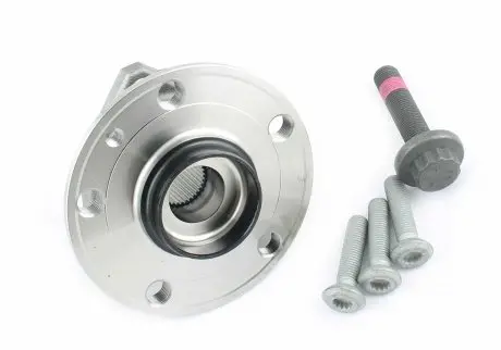 Подшипник+ступица передняя, (под 3 болта) 03- VAG 5K0 498 621 A