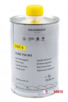 Тормозная жидкость DOT4 1L VAG B 000 750 M3