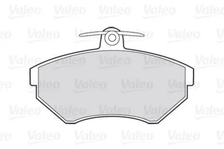 Гальмівні колодки дискові VAG Cordoba/Ibiza/Toledo/Caddy/Golf/Jetta/Passat/Vento "1,4-2,2 "F "84-04 Valeo 301330