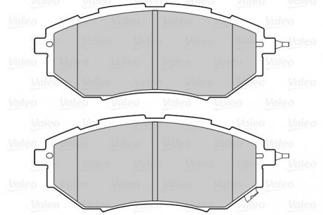 Гальмівні колодки дискові SUBARU Forester-Legact-Outback-Tribeca 1.6-3.6 F 03 Valeo 302312 (фото 1)