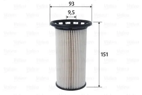 Фильтр топливный Valeo 587095