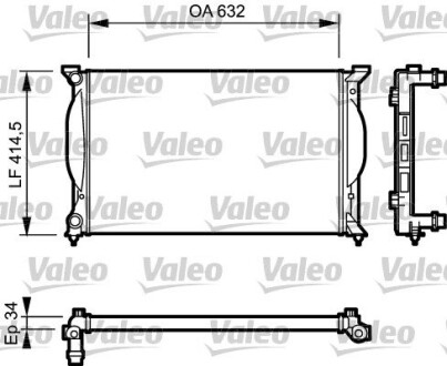 Радиатор Valeo 732963