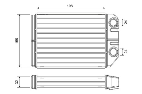 Радиатор печки Valeo 811575