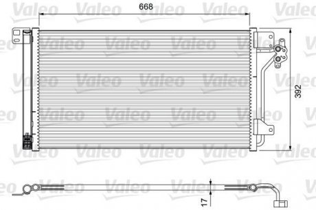 Радиатор кондиционера Valeo 814015 (фото 1)