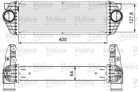 Интеркулер Valeo 818607