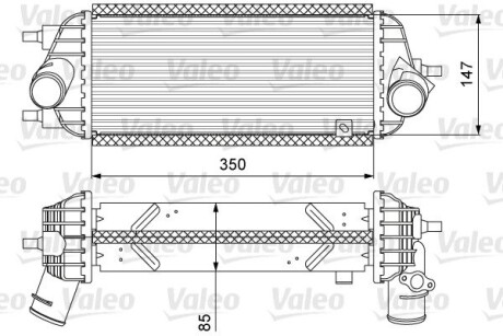 Интеркулер Valeo 818626