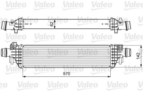 Радіатор наддуву Valeo 818628 (фото 1)