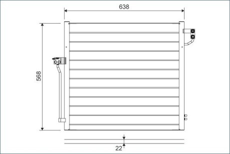 Радиатор Valeo 822623