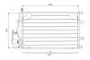 Радіатор кондиціонера VOLVO XC70 2.4-2.5 97-07 Valeo 822746 (30676414, 30676602, 31101053) (фото 1)