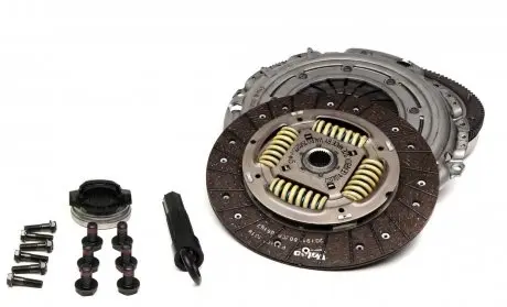 Комплект сцепления + маховик одномассовый (полый) Valeo 826317