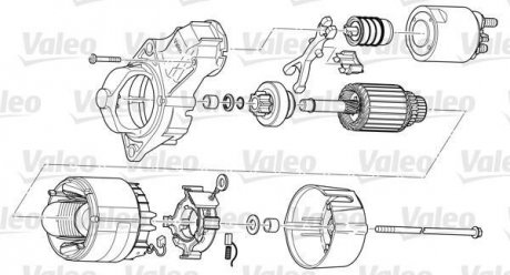 Стартер відновлений RENAULT Kangoo 09-17, Megane III 09-16, Sandero 07-13, Duster 10-18, Logan 13-, Sandero 13-, Kangoo 08-17, Kangoo 97-07; NISSAN Kubistar 03-08; DACIA Duster 10-17, Logan 04-12, Logan 12-22, Sandero 08-12, Sandero 13-20, Dokker 12- Valeo TS10E3 (фото 1)