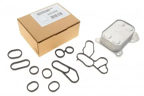 Масляный теплообменник Fiat Doblo 1.3D/1.4 10- з к-ктом прокладок Van Wezel 37013701