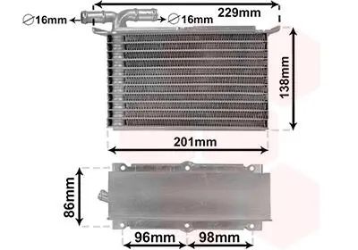 Интеркулер AUDI A3/GOLV VI 1.2 TSi Van Wezel 58014703