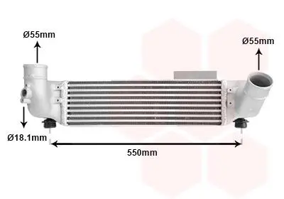 Интеркулер Van Wezel 83004209