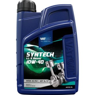 Моторное масло SYNTECH LL-X DIESEL 10W-40 (1л) VATOIL 50782