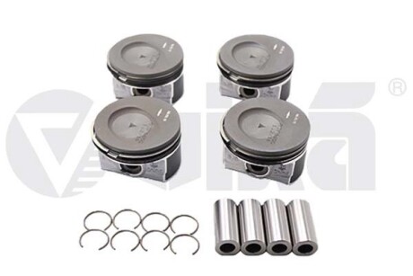 Piston complete;with piston ring;1PCS;+0.25MM VIKA 11071700501