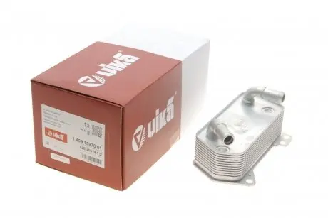 Радиатор масляный Skoda Kodiaq (17-),Octavia (13-18)/VW Golf (13-17),Jetta (15-18),Passat (15-),Polo (18-),Tiguan (12-17,18-) VIKA 14091597001