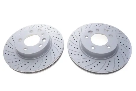 Диск гальмівний передній левый(перфорированная линия Geomed) VIKA 66151716601