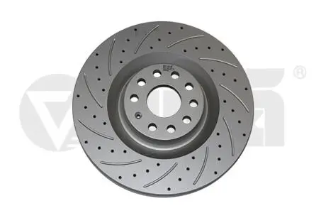 Диск тормозной передний перфорированный (Geomet) Skoda Superb (08-13)/VW Golf (0 VIKA 66151717001