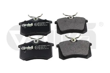 Колодки тормозные задние дисковые VW Polo, Passat, Jetta, Golf / Audi A4/ Peugeo VIKA 66981100801