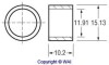 Втулка стартера WAI 62-2402 (фото 3)