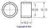 Втулка стартера WAI 62-2402 (фото 7)