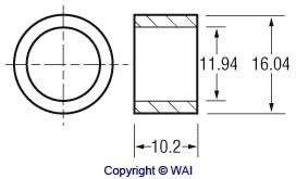 Втулка стартера WAI 62-2403
