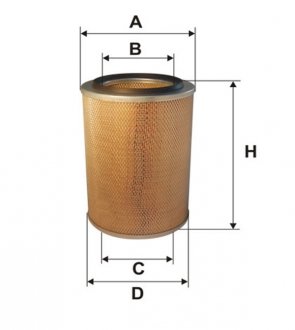 Фильтр воздушный маз, краз WIX FILTERS 93345E